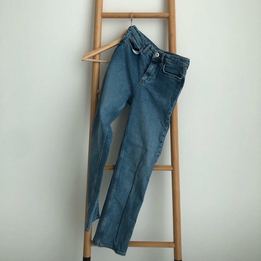 COS Light Blue Slim Straight Jeans